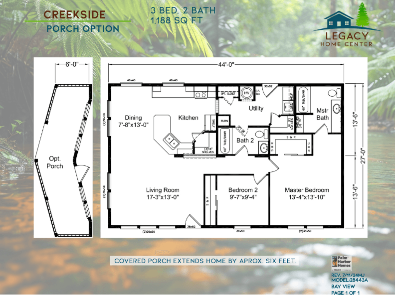 Creekside 28441a  home features