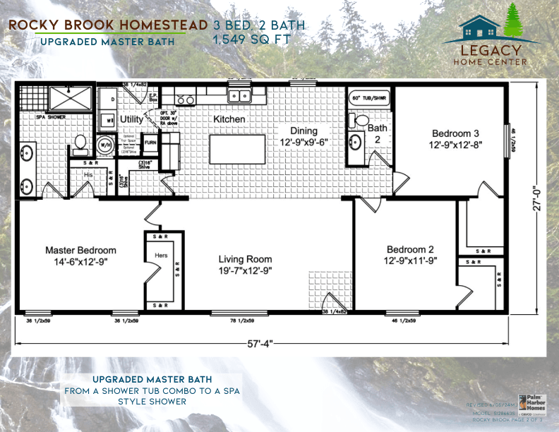 Hornbrook 28573s  home features