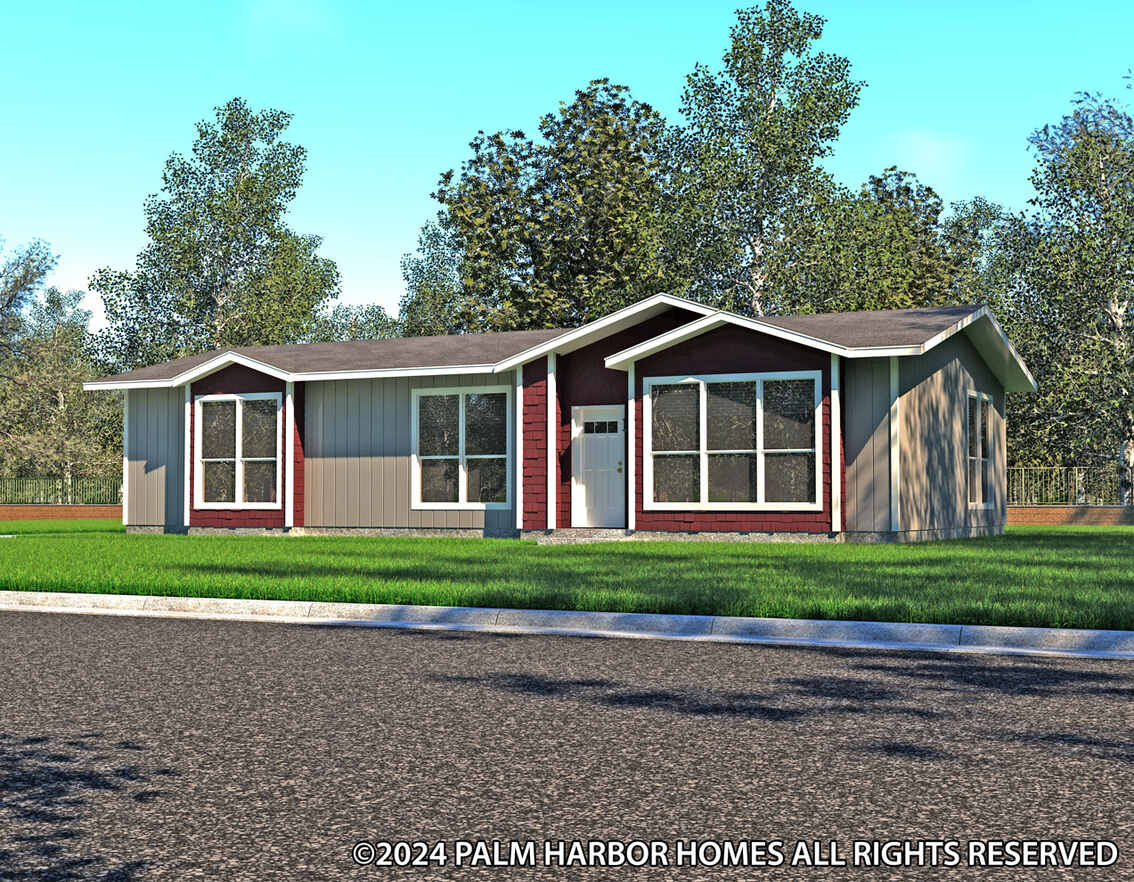 Lakeport hero, elevation, and exterior home features