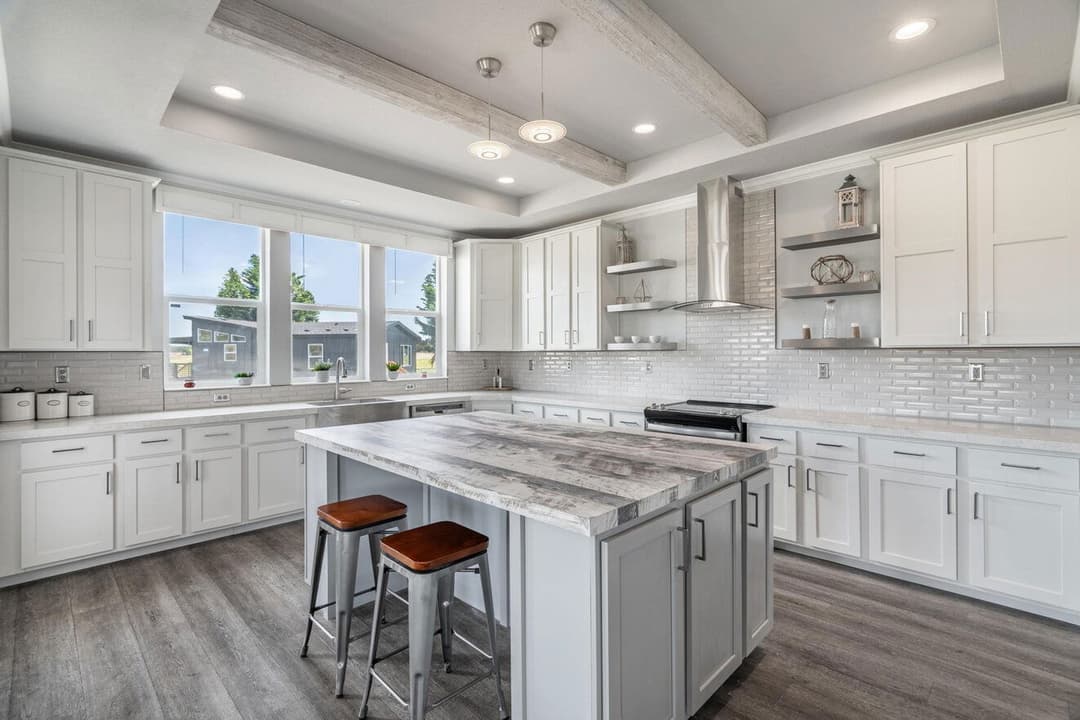 Emerald estate kitchen home features